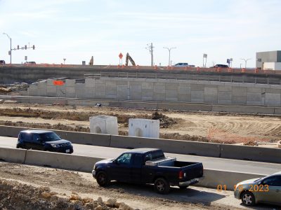 Work on I-35W near Heritage Trace Pkwy. 