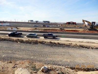 Work on I-35W near Heritage Trace Pkwy. 