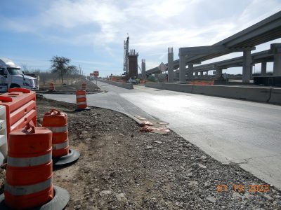 Work at the I-35W/SH 170 interchange