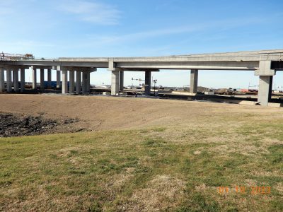 Work at the I-35W/SH 170 interchange