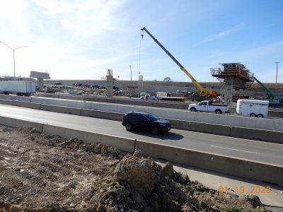 Work on I-35W between SH 170 and Westport Pkwy. 