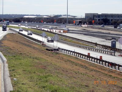 Work on I-35W between Alliance Blvd. and Westport Pkwy. 
