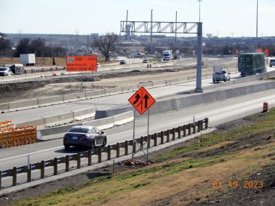 Work on I-35W between Alliance Blvd. and Westport Pkwy. 