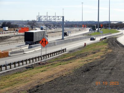 Work on I-35W between Alliance Blvd. and Westport Pkwy. 