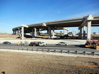 Work at the I-35W/SH 170 interchange