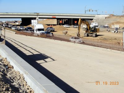 Work on I-35W between N Tarrant Pkwy. and Heritage Trace Pkwy. 