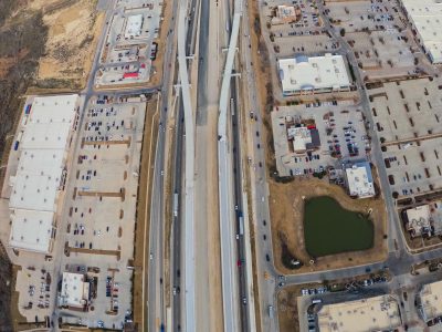 I-35W between N Tarrant Pkwy. and Heritage Trace Pkwy. looking north