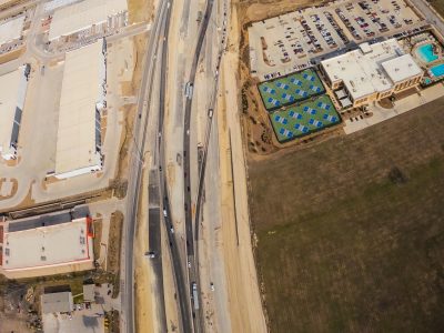 I-35W between Heritage Trace Pkwy. and Golden Triangle Blvd. looking north