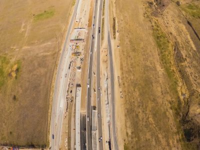 I-35W between SH 170 and Westport Pkwy. looking north