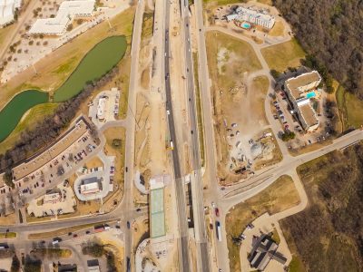 I-35W at Westport Pkwy. looking north