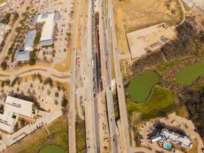 I-35W just north of Westport Pkwy. looking north