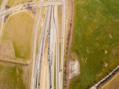 I-35W at Alliance Blvd. looking north