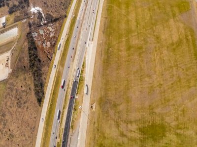 I-35W between Alliance Blvd. and Eagle Pkwy. looking south