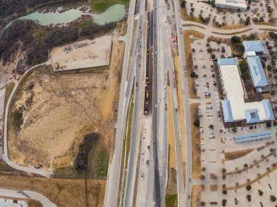 I-35W just north of Westport Pkwy. looking south