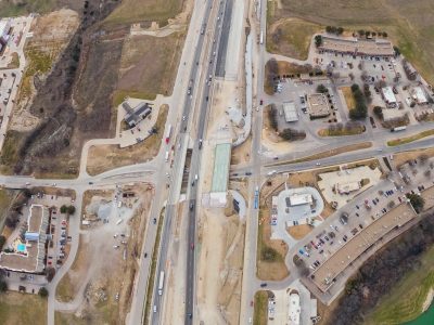 I-35W at Westport Pkwy. looking south