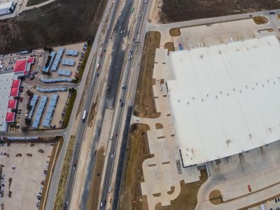I-35W between Keller Hicks Rd. and Golden Triangle Blvd. looking south
