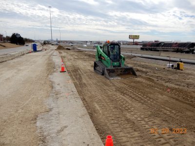 Work on I-35W between N Tarrant Pkwy. and Heritage Trace Pkwy. 
