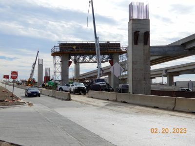 Work at the I-35W/SH 170 interchange