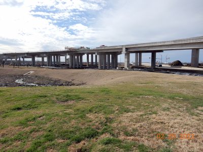 Work at the I-35W/SH 170 interchange