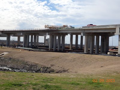 Work at the I-35W/SH 170 interchange