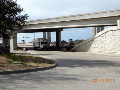 Work at the I-35W/SH 170 interchange