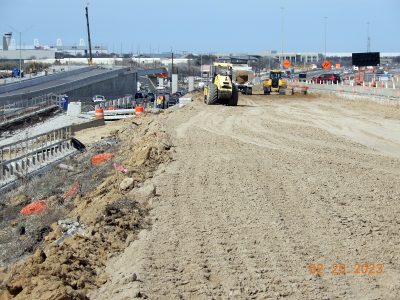 Work on I-35W between SH 170 and Westport Pkwy. 