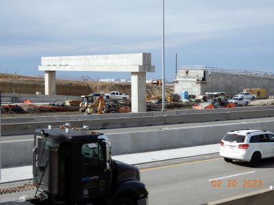 Work on I-35W between SH 170 and Westport Pkwy. 