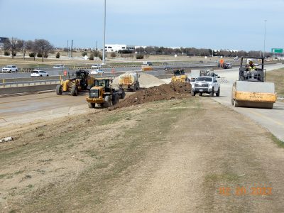 Work on I-35W between Alliance Blvd. and Eagle Pkwy. 