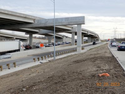 Work at the I-35W/SH 170 interchange
