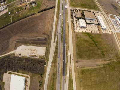 I-35W between Alliance Blvd. and Eagle Pkwy. looking south
