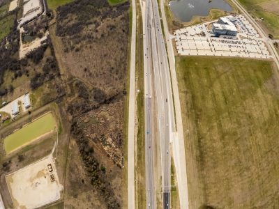 I-35W between Alliance Blvd. and Eagle Pkwy. looking south