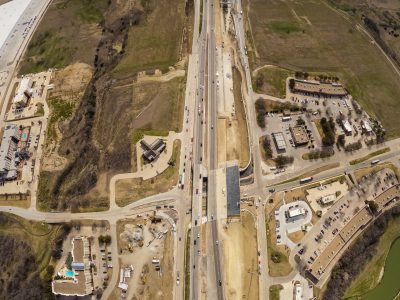 I-35W at Westport Pkwy. looking south