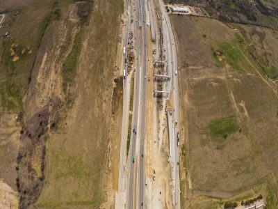 I-35W between SH 170 and Westport Pkwy. looking south