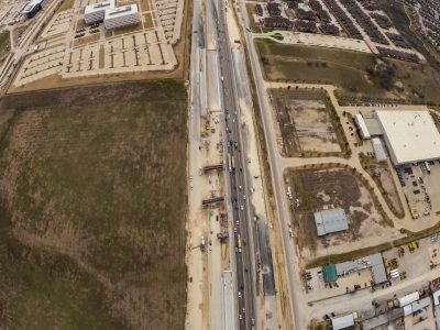 I-35W between Golden Triangle Blvd. and Heritage Trace Pkwy. looking south