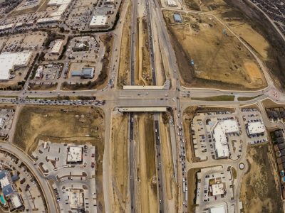 I-35W at Heritage Trace Pkwy. looking south