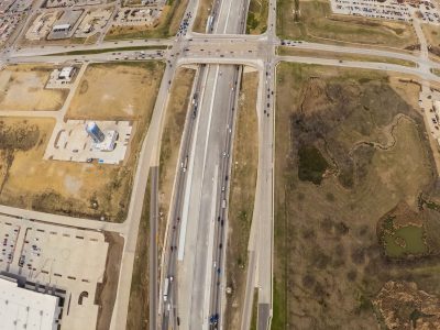 I-35W at N Tarrant Pkwy. looking north