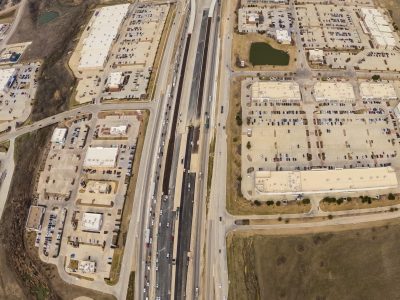 I-35W between N Tarrant Pkwy. and Heritage Trace Pkwy. looking north