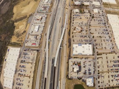 I-35W between N Tarrant Pkwy. and Heritage Trace Pkwy. looking north