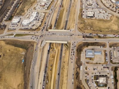 I-35W at Heritage Trace Pkwy. looking north
