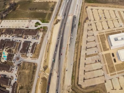 I-35W between Heritage Trace Pkwy. and Golden Triangle Blvd. looking north