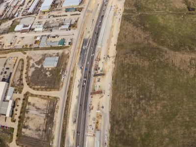 I-35W between Heritage Trace Pkwy. and Golden Triangle Blvd. looking north