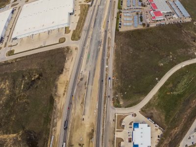 I-35W between Golden Triangle Blvd. and Keller Hicks Rd. looking north