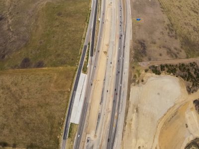 I-35W between Keller Hicks Rd. and SH 170 looking north