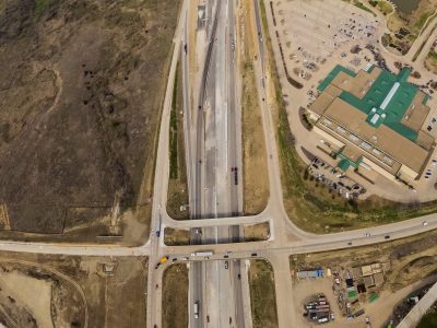 I-35W at SH 170 looking north