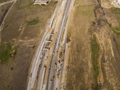 I-35W between SH 170 and Westport Pkwy. looking north