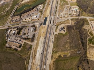 I-35W at Westport Pkwy. looking north