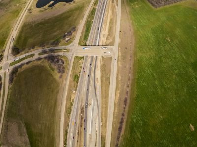 I-35W at Alliance Blvd. looking north