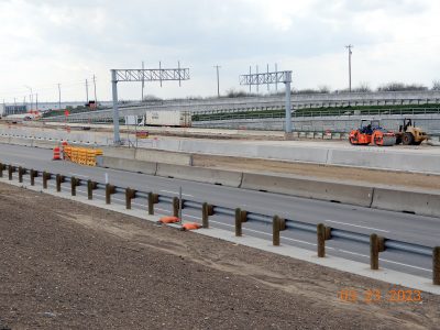 Work on I-35W between Keller Hicks Rd. and SH 170