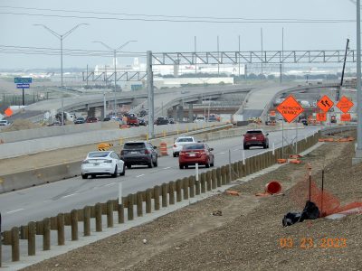 Work near the I-35W/SH 170 interchange