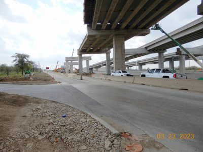 Work at the I-35W/SH 170 interchange